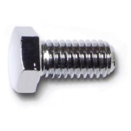 Midwest Fastener Grade 5, 3/8"-16 Hex Head Cap Screw, Chrome Plated Steel, 3/4 in L, 10 PK 74101